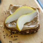 Pear and toast